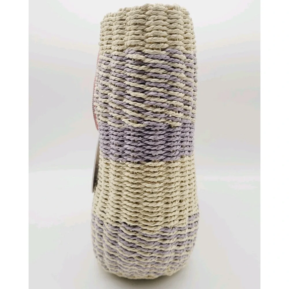 BTB Los Angeles Ro‎ Tote Women's Large Woven Straw Shoulder Tote Bag Beach Boho